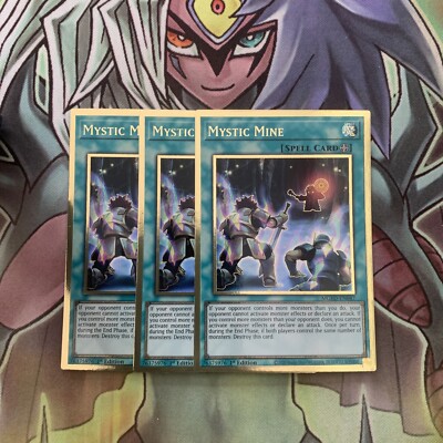 MGED-DE047 x3 Mystische Mine Gold Rare Top Zustand Yugioh