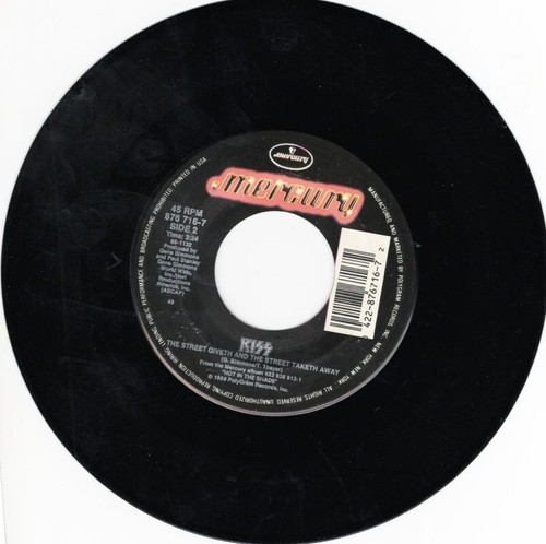 Kiss – Forever (remix) / The Street Giveth & The Street Taketh Away 7" 45 - Picture 19 of 24