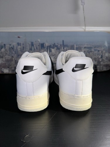 Nike Air Force 1 Low Transparent White Black Pure Platinum Size 12 CI0060-100 - Picture 5 of 7
