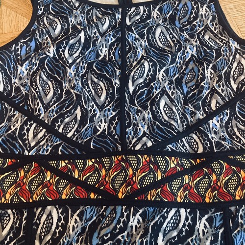 Mark Damen Paisley Kleid Größe XL, 17,5"" x 33"" buntes Taillenband - Bild 7 von 10