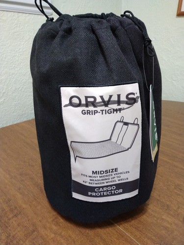 Orvis Dog Cargo Protector Car Grip Tight Quilted Slate Sz Midsize New In Bag Tag