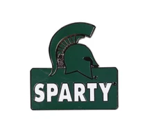 Michigan State Spartans Sparty Mascot Lapel Pin NWT Free Shipping