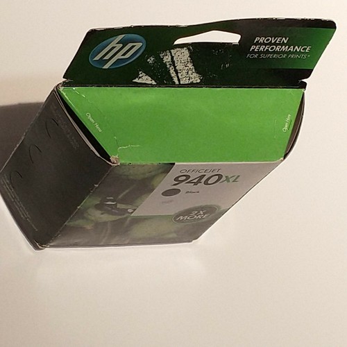 Cartucho de tinta negra genuino HP 940XL, alto rendimiento C4906AN - Exp. 02/2014 - sellado - Imagen 3 de 5