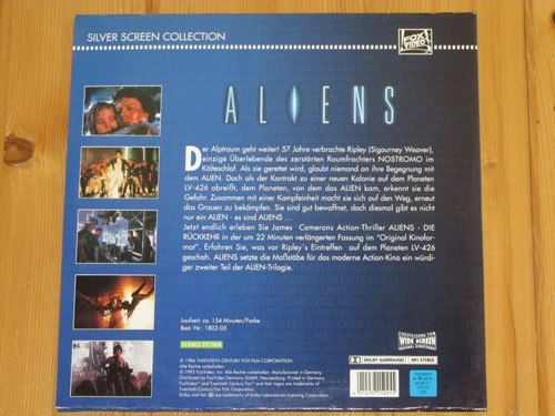 2x Laserdisc - Aliens - Die Rückkehr - Directors Cut 154 Min. - Sigourney Weaver - Foto 5 di 5