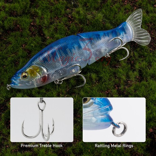 5,3'' Angelköder Jointed Swimbait Gleitköder sinkend schwimmend Pencil Topwater - Bild 2 von 16