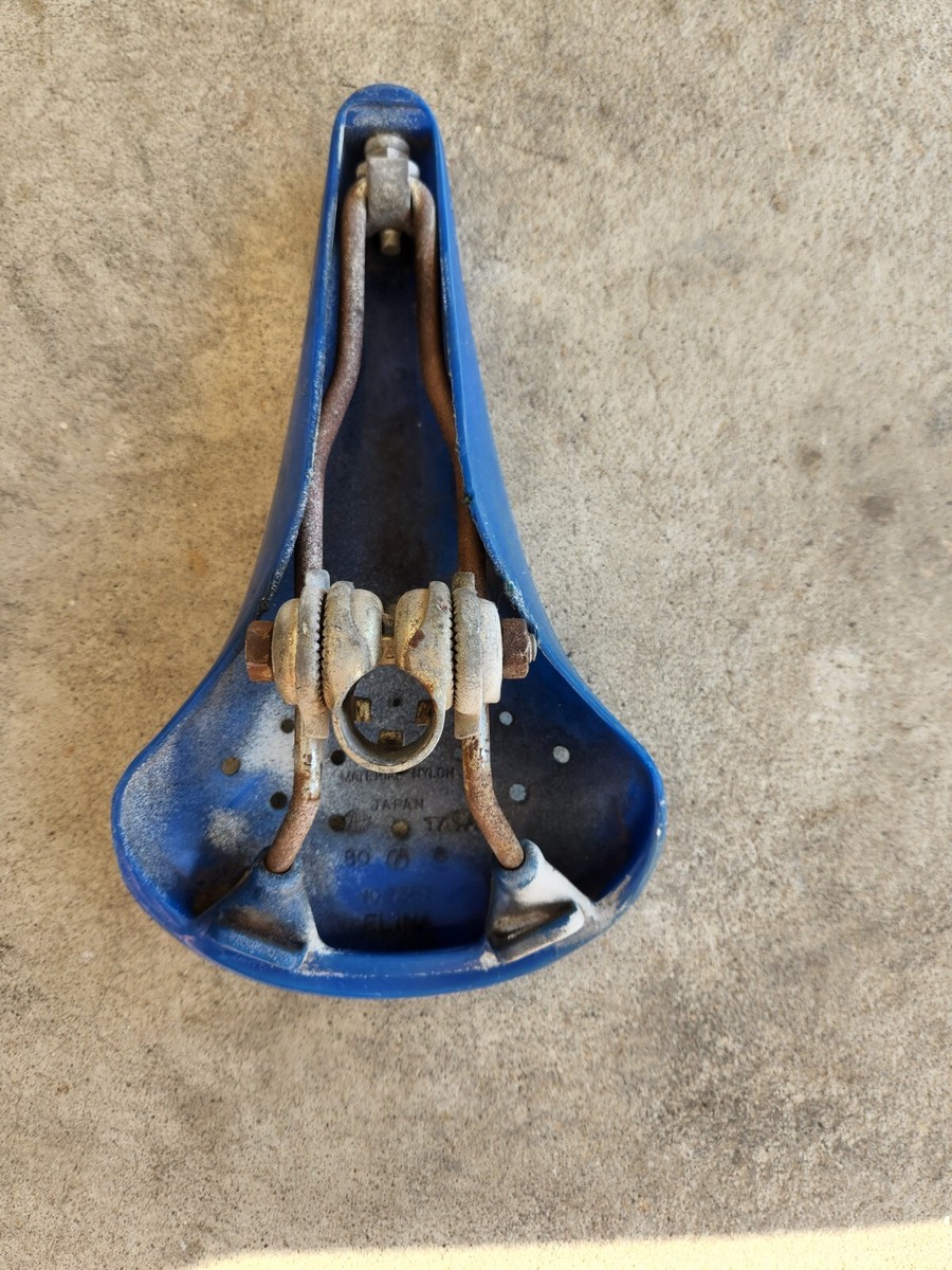 ELINA Lightning サドル　OLD SCHOOL BMX Elina Lightning Bolt BMX Seat 1980 Blue Vintage Old School