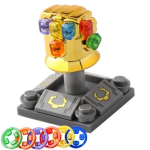 Thanos Gauntlet Infinity War Chrome Gold Infinity Gauntlet Custom Minifigure
