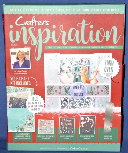 Crafters Inspiration Issue #5 Christmas Holiday Creative Ideas Techniques New - Picture 6 of 6