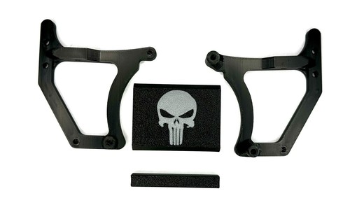 PUNISHER BUMPER/SERVO MOUNT IMPROVED DESIGN! FITS TAMIYA CLODBUSTER BULLHEAD - Picture 6 of 6