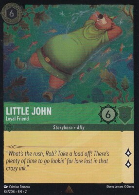 Cold Foil  Little John - Loyal Friend 84/204 Rare Disney Lorcana