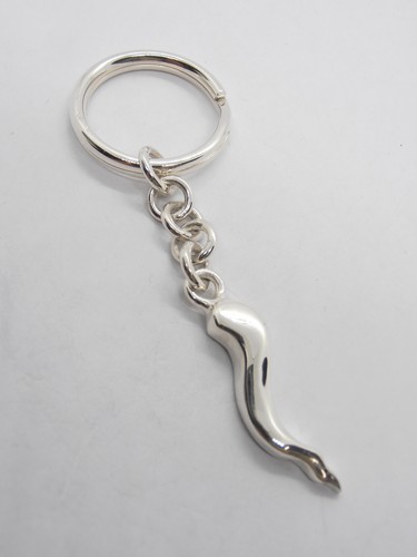 Cornetto : Portachiavi Portafortuna in Argento 925 - Corno - Fortuna - Brisè - - Imagen 3 de 7
