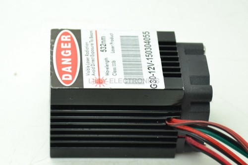 12 V 532nm 50-70mw grünes Laserpunktdiodenmodul mit LÜFTER TTL funktioniert lang zum Selbermachen - Bild 4 von 7