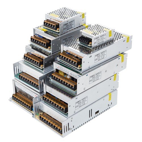 Interrupteur AC 110V-220V à DC 12V 1A-50A alimentation adaptateur pilote bande lumineuse DEL - Photo 1 sur 32