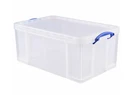4 x Really Useful Boxes 84 Litre, Plastic Storage Box - New + Free Next Day Del
