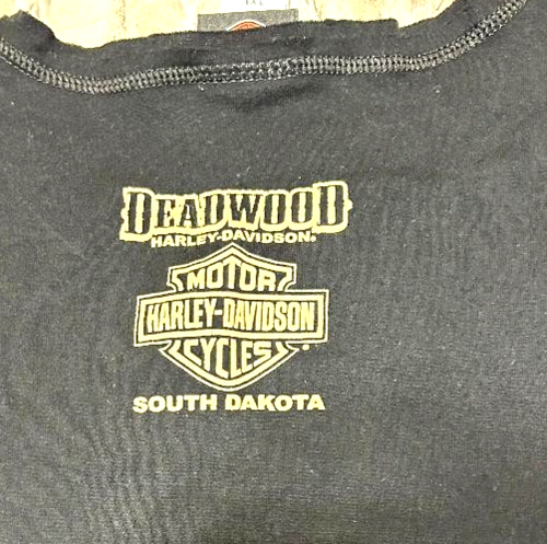 Harley Davidson 3XL Damen T-Shirt Sturgis S Dakota 2011 Rally schwarz ärmellos - Bild 4 von 4