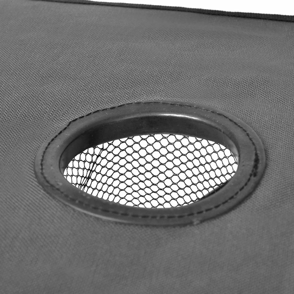 vidaXL Mesa Plegable Portátil Camping Picnic Acero Playa Jardín Aire Libre Gris s l1600 - vidaXL Mesa Plegable Portátil Camping Picnic Acero Playa Jardín Aire Libre Gris