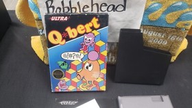 CIB Q BERT Q*BERT NINTENDO NES VIDEO GAME COMPLETE IN BOX W/ PROTECTOR CASE