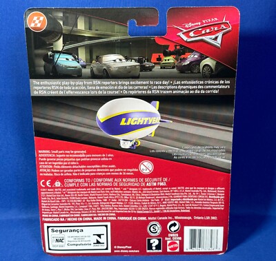 New THE LIGHTYEAR BLIMP Pixar Cars DELUXE FIGURE DWB20 2017