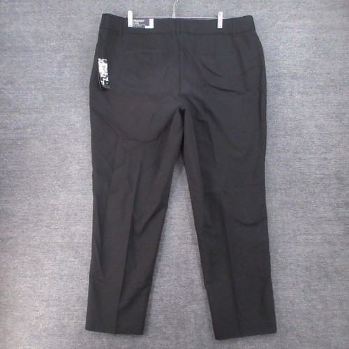 Apt 9 Dress Pants Womens 18W The Torie Straight Black High Rise Stretch - 第 8/13 張圖片