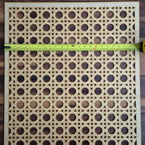 Radiador de malla perforado vintage decoración proyección 3 mm 6 mm de espesor MDF 0214 - Imagen 13 de 13