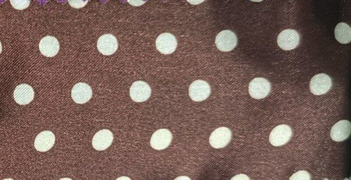 1 Yard Cute Polka Dot Material Satin Charmeuse Soft Coat Lining Scarf Diy Fabric - Picture 11 of 20