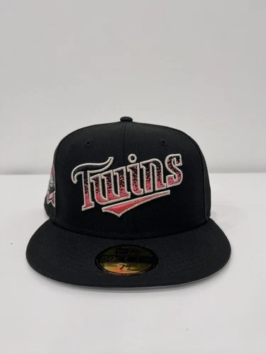 Minnesota Twins New Era Hat Club Metrodome Patch MLB Fitted Cap 7 3/8