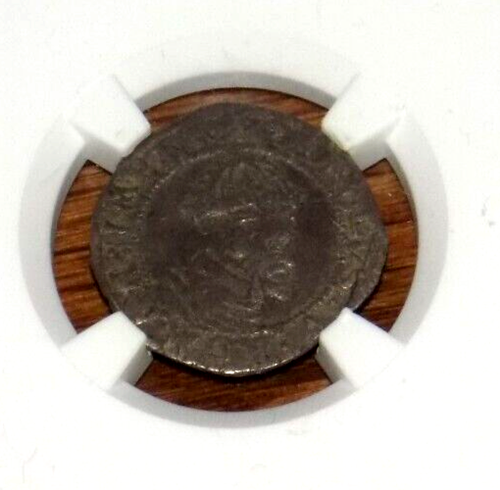 NGC 1619 GERMANY 1CAR BESANCON Charles V German Carolus VF 25 VF25 Graded Coin - Picture 3 of 4