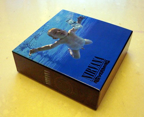 Nirvana Nevermind PROMO EMPTY BOX for  mini lp cd Free Shipping! - Picture 1 of 2