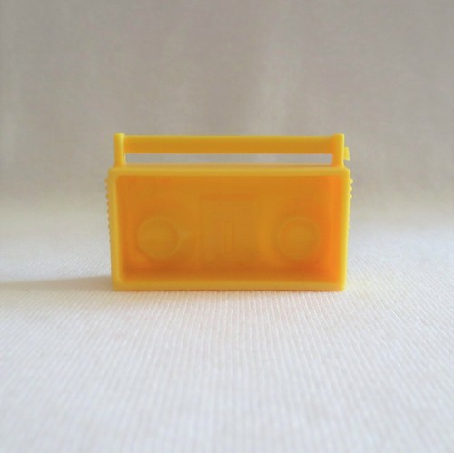NUEVO Barbie Estilo Años 90 Moda Amarillo Boombox ~ Accesorio Musical Fashionista - Imagen 2 de 2