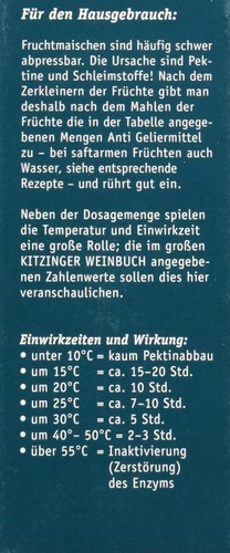 Kitzinger Antigel Antigeliermittel zum Wein selber machen 50 ml - Bild 2 von 6