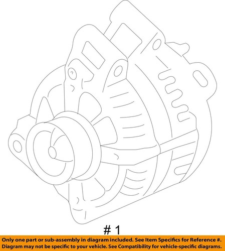 Alternator Fits 08-12 MALIBU 2311202 - Picture 4 of 14