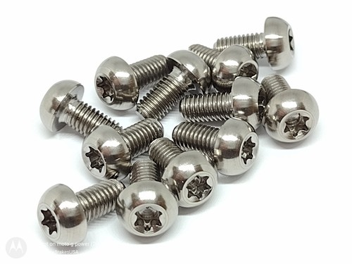 Silber RAW OnEdgeBrakesUSA Titan Scheibenbremse Rotor Schrauben M5x10 - Bild 7 von 7