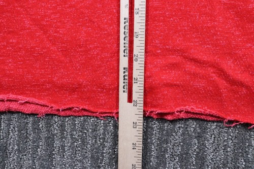 Hurley Skater Streetwear Terrycloth Hoodie Raw Edge Hem Stretch Red Women's M - Picture 7 of 11