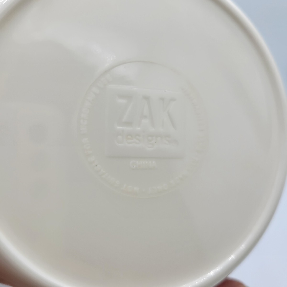 Zak Designs Leaf Melamine Cereal/salad Bowls 2 pieces white Zak Designs Leaf Melamine Cereal/salad Bowls 2 pieces white