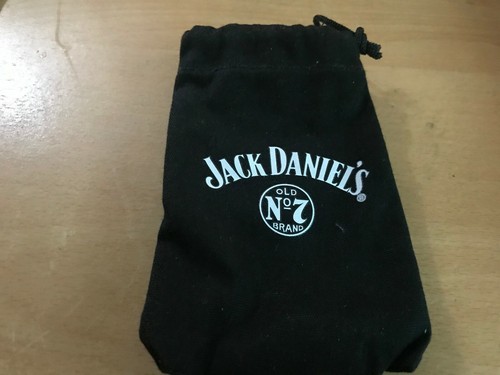 JACK DANIELS COTTON DRAWSTRING BAG - POUCH GOLF TEE BAR PUB CHARM JEWELLERY