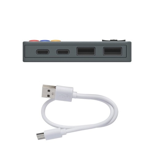 Cartoon Game USB2.0 to 2 Type C and 2 USB Port Hub for Desktop Laptop TV - 第 2/9 張圖片