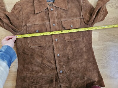 Challenger Leather Overshirt Jacket Men's 40/ Medium ~ Heavy Challenger Leather Overshirt Jacket Men's 40/ Medium ~ Heavy