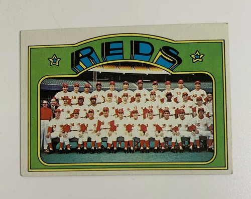1972 Topps Cincinnati Reds Team # 651 Baseball Card