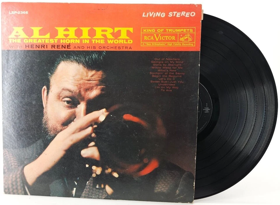 Al Hirt Vinyl Record The Greatest Horn In The World Henri Rene Foto 2 de 4