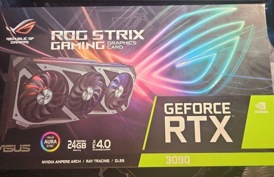 グラフィックボード・グラボ・ビデオカード Asus ROG RTX 3090 0C junk ASUS ROG STRIX NVIDIA GeForce RTX 3090 Gaming Graphics Card