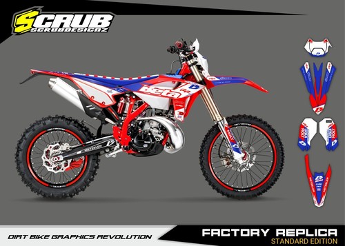 Plastics + Graphics Beta RR 2020 2021 2022 Factory Replica decals applied - Picture 3 of 12