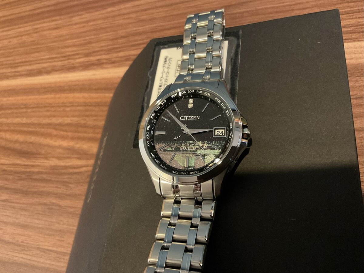 CITIZEN EXCEED Titanium Solar Radio Limited Eco-Drive CB1080 CITIZEN EXCEED Titanium Solar Radio Limited Eco-Drive CB1080