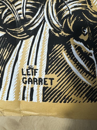 Poster double face Leif Garrett & Humphrey Bogart 1978 di K. Chillis vintage - Foto 9 di 22