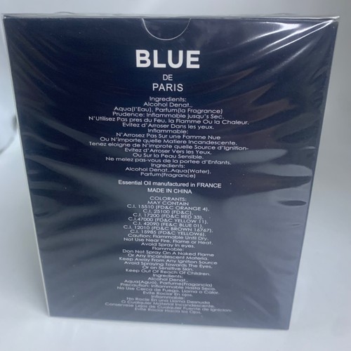 Free Shipping PERFUME For Men BLUE 100ml 3.4fl.oz Long Lasting Fragrance Cologne - Picture 3 of 4