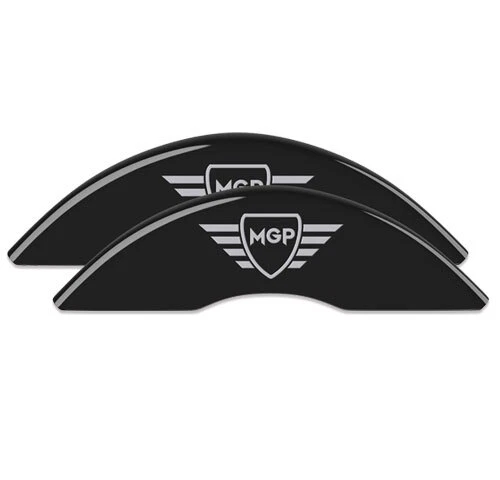 Cubiertas de pinza de freno negras "MGP" delanteras + traseras Chevy Silverado 3500 HD 2011-2019 Foto 2 de 4