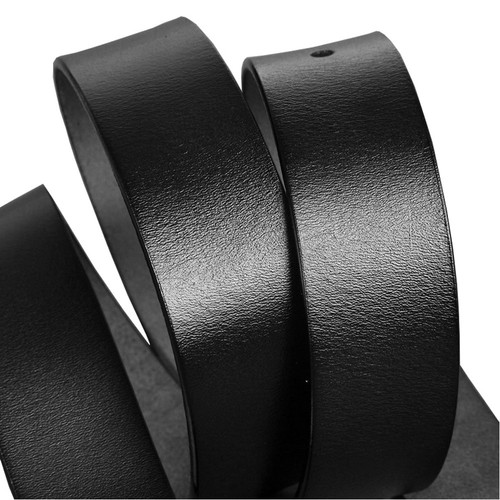 Cintura casual per jeans uomo misura grande 105 cm-175 cm cintura 100% vera pelle - Foto 9 di 15
