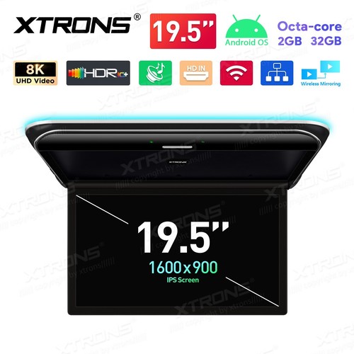 HDMI 19.5" Android Car Roof Mounted Monitor FHD 8K Video Multimedia WiFi 2G 32GB - Picture 3 of 15