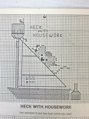 The Mouse of The House Cross Stitch Book Easy Mice Graphs and Sayings Humor Gift - Picture 9 of 10