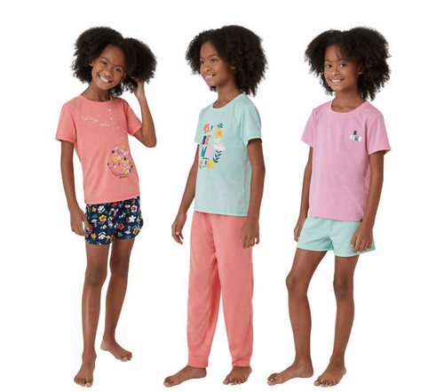 Eddie Bauer Kids Girl's Comfy 6-Piece Pajama Set - Picture 6 of 13