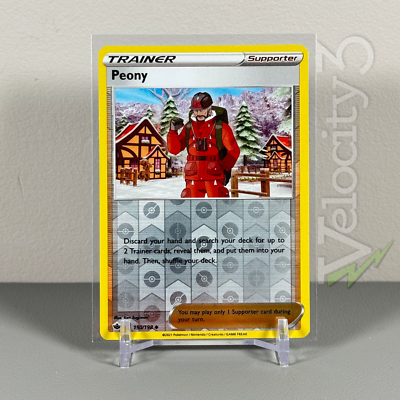 peony pokemon card Peony #197 Prices | Pokemon Chilling Reign